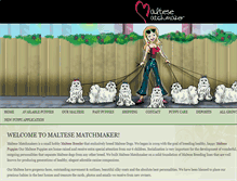 Tablet Screenshot of maltesematchmaker.com